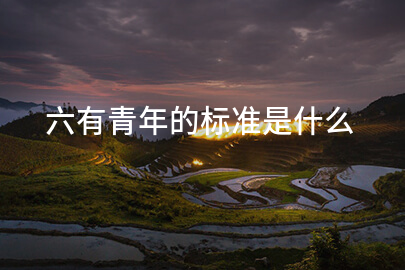 六有青年的标准是什么