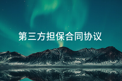 第三方担保合同协议