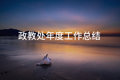 政教处年度工作总结