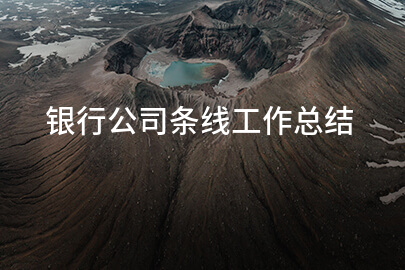 银行公司条线工作总结