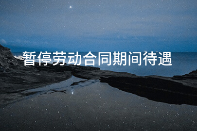暂停劳动合同期间待遇