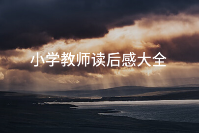 小学教师读后感大全