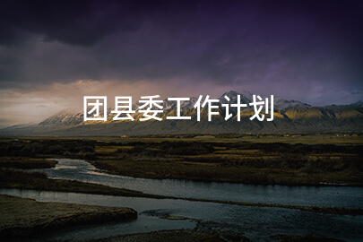 团县委工作计划
