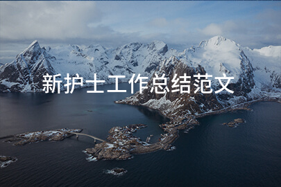 新护士工作总结范文