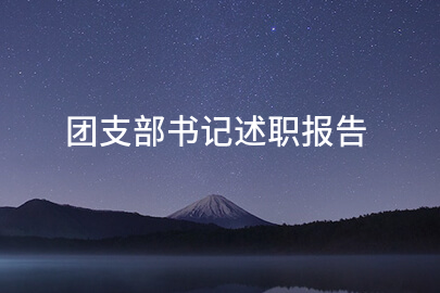 团支部书记述职报告
