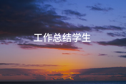 工作总结学生