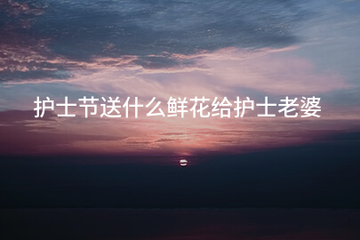 护士节送什么鲜花给护士老婆