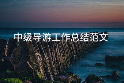中级导游工作总结范文