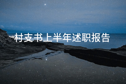 村支书上半年述职报告