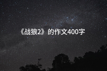 《战狼2》的作文400字