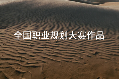 全国职业规划大赛作品