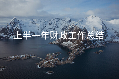 上半一年财政工作总结