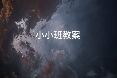小小班教案